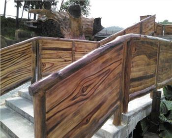 詳談四川仿木欄桿的制作過程