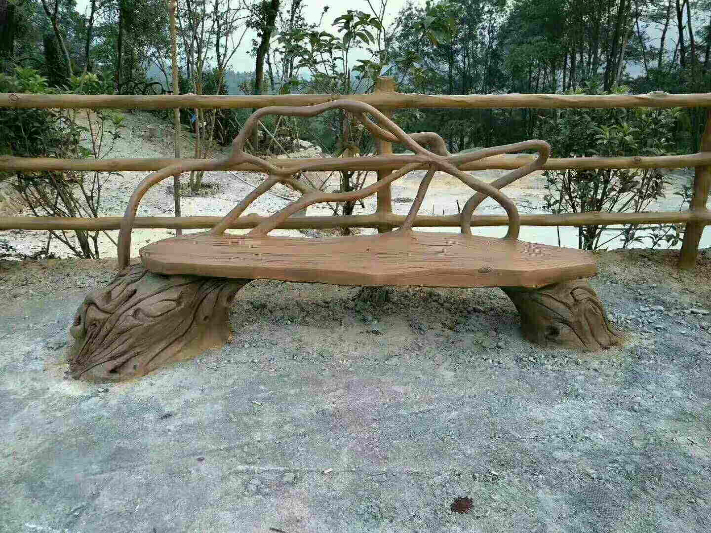 成都公園仿木凳子B款 成都公園仿木凳子B款